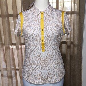 Tail Tech Womens Short Sleeve Golf Shirt Size Medium NWT.